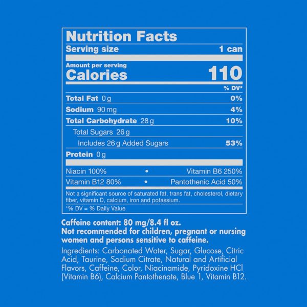 Red Bull Sea Blue Edition Energy Drink. Juneberry. with 80mg Caffeine plus Taurine & B Vitamins. 8.4 Fl Oz - Image 2